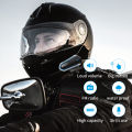 Bluetooth 5.0 Motor Helmet Headset Wireless Handsfree Stereo Earphone Motorcycle Headphones MP3 Speaker Waterproof with Mic. 