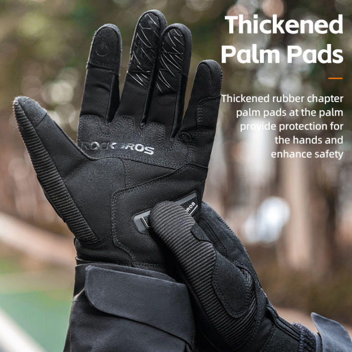 ROCKBROS%20Motorcycle%20Gloves%20Full%20Finger%20Anti-slip%20Touchscreen%20Thickened%20Palm%20Pads%20Cycling%20Gloves%20for%20Men%20Women%20-%20Image%202