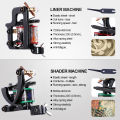 Liner Shader Coils Tattoo Machine Alloy Spring Steel Frame Handmade Tattoo Machine For Tattoo Artist Beginner Supplies. 