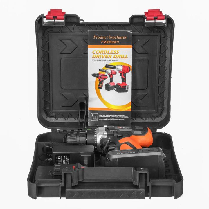 21V%203/8"%20New%20Cordless%20Electric%20Drill%2018+1%20LED%20Screw%20Driver+2x4000mAh%20Li-Ion%20Battery%20-%20-%20Image%205