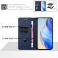 lthmy for BLU View Speed 5G B1550VL Leather Flip Case Litchi Grain Wallet Style with Card Holder Stand Phone Case. 