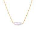 Natural biwa Freshwater Pearl Necklace wholesale price. 