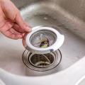 【FUN LIVE】 Homenhome Stainless Steel Sink Filter Kitchen Sewer Sink Garbage Strainer Kitchen Sink Stainless Steel Anti Blocking Mesh Plug. 