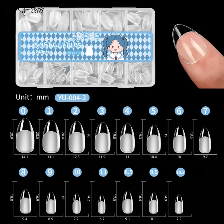 Myyeah%20240Pcs%20Matte%20False%20Nail%20Tips%20Almond%20Coffin%20Fake%20Nail%20Tips%20Full%20Cover%20Artificial%20UV%20Gel%20Quick%20Extension%20DIY%20Manicure%20Tools%20-%20Image%208