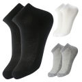 ECMLN Summer Men's Mesh Socks Breathable Short Ankle High Quality Cotton Business Black White Solid Color Plus Size. 