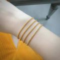 Rantai Bet Tulen Bangkok Cop Viral Murah Emas Lelong Tangan Lelaki Bracelet for Women Korea Gelang Kaki Perempuan Gold 916 Original Malaysia. 