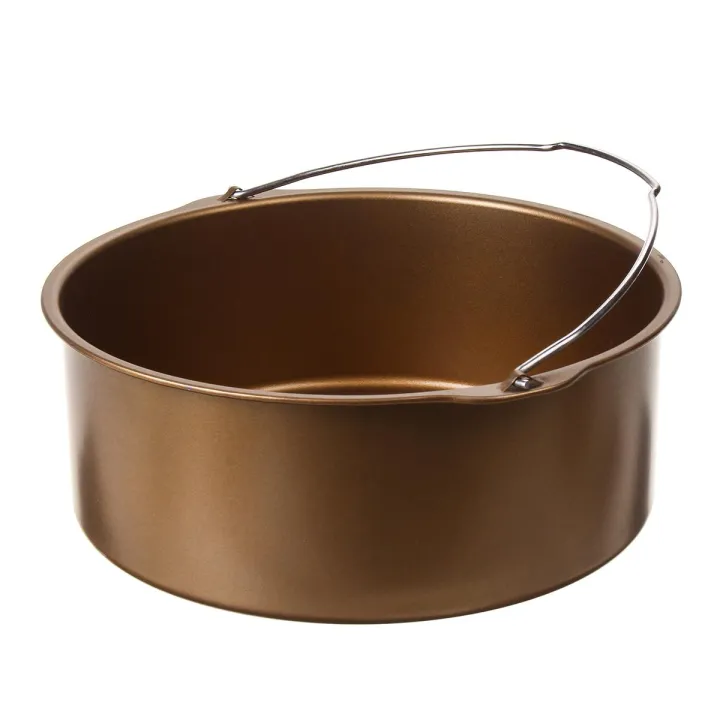 5Pcs%209"%20HOT%20SELL%20New%20Non-stick%20Air%20Fryer%20Accessories%20Baking%20Heat-resistant%20Silicone%20Mat%20Cake%20Pizza%20Pan%20-%20-%20Image%204