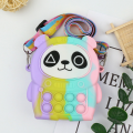 【New】 POP IT Panda Bag Murah Push Bubble Sensory Rainbow Toy Fidget Unicorn Which Restore Emotions And Relieve Anxiety. 
