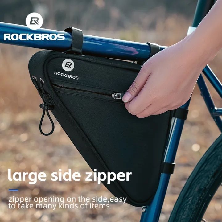 ROCKBROS%20Bike%20Triangle%20Frame%20Bag%20With%20Zipper%20Closure%20And%20Reflective%20Logo%201.5L%20Big%20Capacity%20Edge%20Design%20Cycling%20Bags%20-%20Image%203