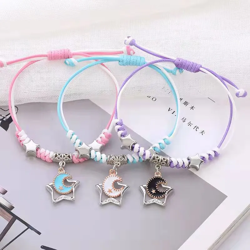 Camiraft 3Pcs Lucky Charm BFF Bracelet for Cute Handmade