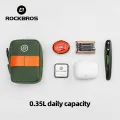 ROCKBROS Bicycle Tail bag Lightweight Secure Colorful Fashion Convenient Saddle Bag High Adaptability Silk Zipper MTB Road Bike Cycling Equipment. 