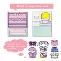 【Clearance Markdowns】 Sanrio Melody Cinnamoroll Kuromi's Halloween Candy Dress Up Party diy Quiet Book Girl's Paper Doll. 