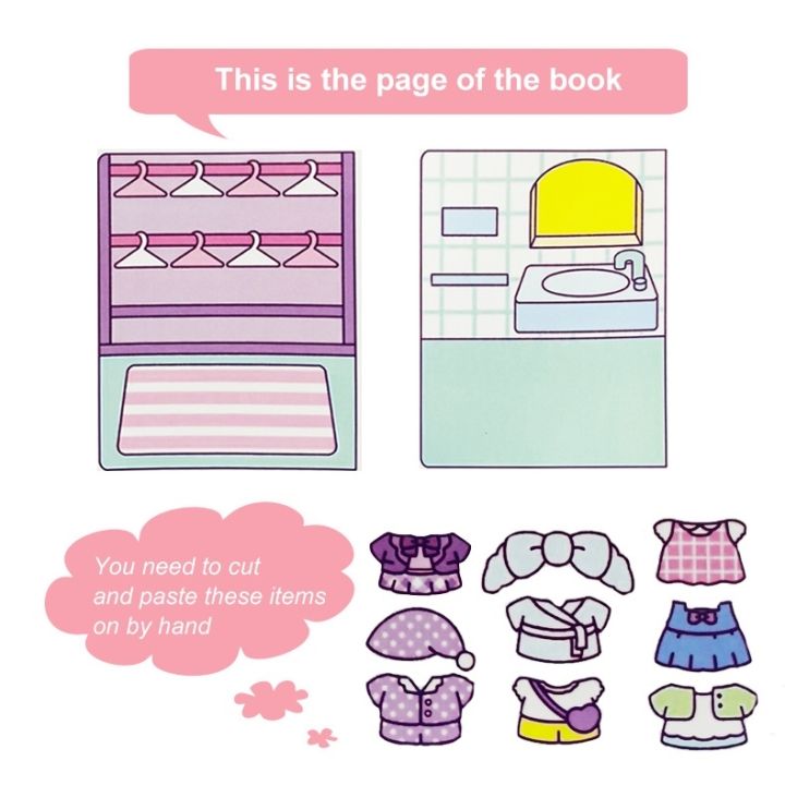 %E3%80%90Must-Have%20Accessories%E3%80%91%20Sanrio%20Melody%20Cinnamoroll%20Kuromi's%20Halloween%20Candy%20Dress%20Up%20Party%20diy%20Quiet%20Book%20Girl's%20Paper%20Doll%20-%20Image%206