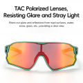 ROCKBROS Children Cycling Sunglasses Lightweight UV Protection Photochromic Polarized Lens Outdoor Sports Goggles. 