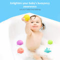 Mumystation 6Pcs Rubber Hand Ball Baby Tactile Senses Toys Newborn Teether Squeeze Bell Toy Set Bath toys. 
