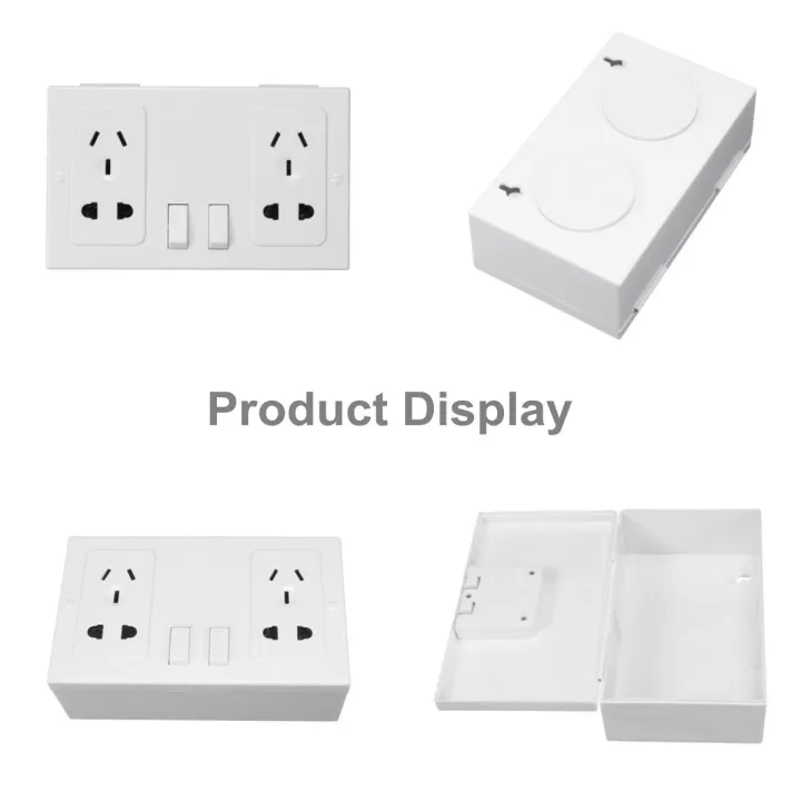 Double Plug Socket Wall Safe Security Secret Stash Box Valuable Storage ...