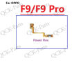 【FOOT SOFA】For OPPO F9 Pro Power on / off Switch Button Side Volume Up Down Buttons Flex Cable Replacement. 