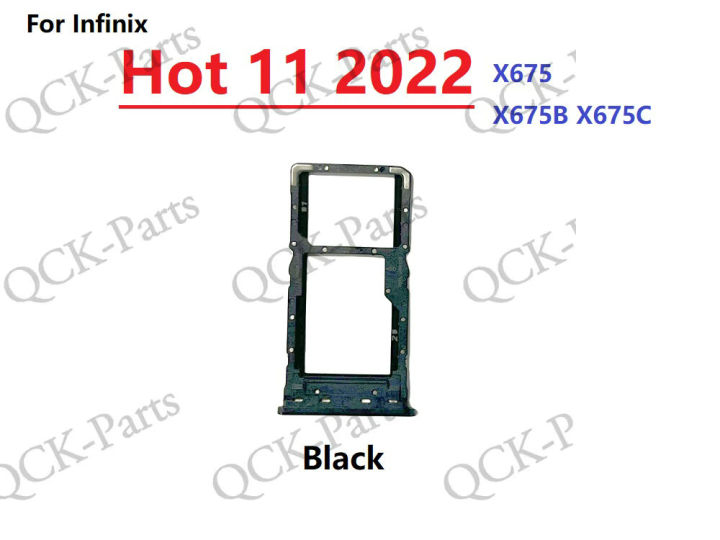 SIM Card Tray Holder For Infinix Hot 11 2022 X675 X675B X675C Replacement Parts