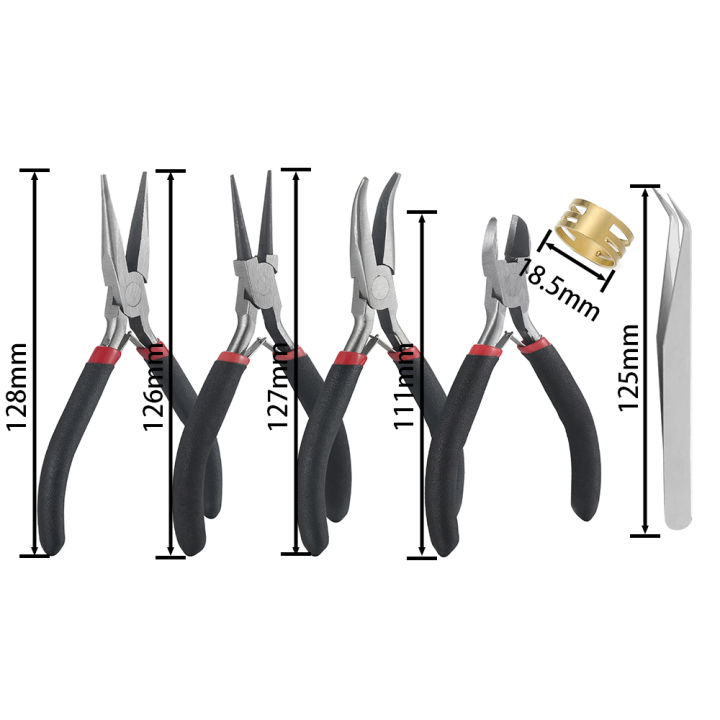 St.kunkka%201set%20Stainless%20Steel%20Jewelry%20Pliers%20Set%20Hand%20Tool%20Accessory%20Set%20For%20Diy%20Beaded%20Jewelry%20Accessories%20Making%20-%20Image%209