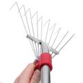 Dustpan cleaning garden landscape gardening rake - Red. 