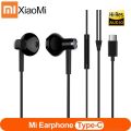 Original Xiaomi In Ear Type C 3.5mm Dual Driver Earphones Hybrid DC Seo Earphone Wired Control With Mic For Mi 11 Ultra 10T Lite 10i 10S SE Mix Fold Poco F3 Redmi Note 9 8 Pro. 