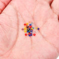 St.kunkka 1800pcs 2.5mm Hole Cover Crystal Translucent Bead Czech Glass Beads Charm Bracelet Findings For DIY Jewelry Makings. 