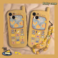 Custard Cheese Big Brother Square Emoji Chain Apple Iphone14 14plus 14pro 14promax 13Promax 12Pro Mobile Phone Case Suitable for IPhone11 XR 11 Pro X Xr Xs Max 7 8 Plus Soft Shell Transparent. 