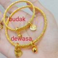 Bangle Adjustable Gelang Emas Bangkok GOLD PLATED. 