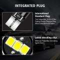 AUDEW 10 pack T10 LED light bulbs 2835smd 9led decoding vehicle width lamp,Side Marker Lights,Decorative Light, 9,240 lumens, 12V, 2.7W, 4882K, IP65, 50,000 Hours Life -. 