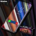 Phone Case for Galaxy A16 Smart Auto Sleep Mirror Flip Housing Casing Glossy Mirror Cases for Samsung Galaxy A16 Cover Cases. 