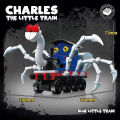 【100%-New】 Charles Train Electric Thomas Horror Hell Spider Monster Model with Music and Light Birthday Gift. 