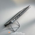 Vorix Sanptoch For Magsafe Invisible Stand Phone Case For iPhone 15 / 14 / 13 / 12 Pro Max Clear Shockproof Bumper Cover For iPhone 15 Pro Transparent Protection Casing With Camera Lens Holder. 