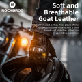 ROCKBROS Motorcycle Gloves Goat Leather Thick Padding Soft Sensitive Touchscreen Cycling Gloves. 