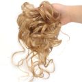 COD Remy Synthetic fluffy curly hair women's elastic wig brown and black hair clip. 