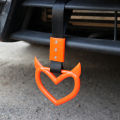 【Special Promotion】 Car Tow Tsurikawa JDM Bus Train Hook Cute Devil Shape Handle Strap Drift Universal Exterior Warning Hang Ring. 