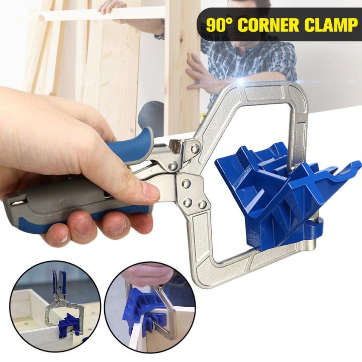 Woodworking 90° Corner Tools DIY Clamp Blue 90° Corners and T Joints ...