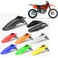 Universal Motorcycle Front Fender For Supermoto KTM WR CRF RMZ KLX 250 DRZ KX (Blue) - Red (red). 