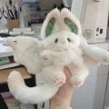 born Bat Rabbit Plush Toy Hing Sleeping Comfort Doll Ragdoll Girls Gift. 