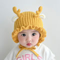 Dear Ear Baby Beanie Hat Winter Autumn Infant Bonnet For Baby Girls Beanie Hats 0-3yrs. 