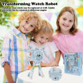 【NEW】 Watch Robot Watch 3-In-1 Transforming Robot Kids Watch Toys Transformer Robot Convert Into Digital Projector Cartoon Wrist Watch. 