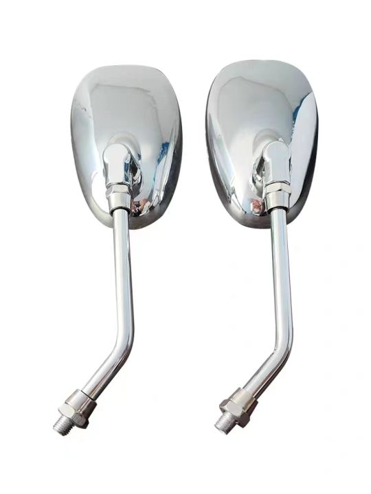 1%20Pair%2010MM%20Retro%20Style%20Universal%20Rearview%20Mirror%20for%20Motorcycle%20E-Bike%20ATV%20Galvanized%20Silvery%20Rear%20View%20Mirror%20Side%20Mirror%20-%20Image%203