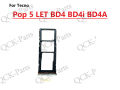 SIM Card Tray For Tecno Pop 5 LTE BD4 BD4i BD4A Sim Holder Slot Adapter. 