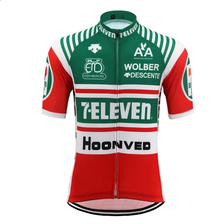 Factory%20Stock%20Factory%20Direct%20Men%20Cycling%20jersey%20Set%207-11%20retro%20men%207/11%20seven%20eleven%20bike%20clothing%20wear%20road%20mtb%20Mountain%20team%20racing%20red%20green%20mountain%20bicycle%20shirt%20-%20Image%204
