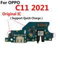 For OPPO Realme C11 2021 Original Charging Port USB Charger Dock Board with Microphone Flex Replacement Parts. 