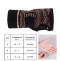 【Footprint】 PENTU Safety Professional Wrist Straps Hand Support Copper Palm Wrist Guard Band Wristband Wrist Brace Compression Wrist Guard Arthritis Brace Sleeve. 