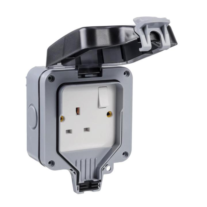 Outdoor%20Plug%20Socket%20Box%20Waterproof%20Electrical%20Switched%2013A%20Storm%20Single%20Socket%20-%20White%20-%20Image%206