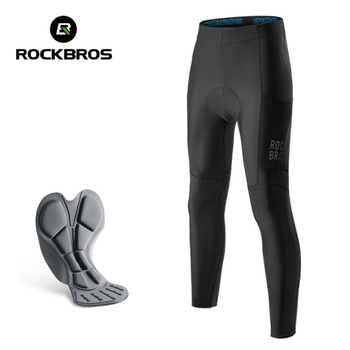 ROCKBROS%20Men%E2%80%99s%20Autumn/Winter%20Fleece%20warmth%20Cycling%20Trousers%20Side%20pockets%20Bike%20Pant%20Cushioning%20pants%20Pad%20For%205-6H%20long-distance%20Riding%20Sport%20Clothing%20-%20Image%204