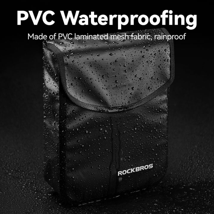 ROCKBROS%20Bicycle%20Bag%20Waterproof%20Front%20Reflectice%20Tube%20Bike%20Bag%20MTB%20Large%20Capacity%20Handlebar%20Bag%20Front%20Frame%20Trunk%20Pannier%20-%20Image%203