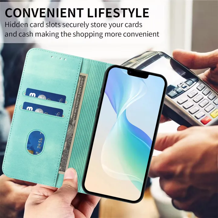 NEW%20lthmy%20for%20Realme%20C63%204G/Realme%20C61%204G/Realme%20Note%2060%20Wallet%20Case%20Vintage%20Leather%20Cover%20with%20Card%20Holder%20Kickstand%20Magnetic%20Closure%20Flip%20Case%20-%20Image%205