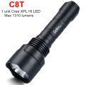 Sofirn C8A Permium C8T C8F Tactical Flashlight High Power LED Flashlight 18650 XPL2 XPL HI Powerful lamp Portable Torch Light Hunt Bike Camp - C8T. 